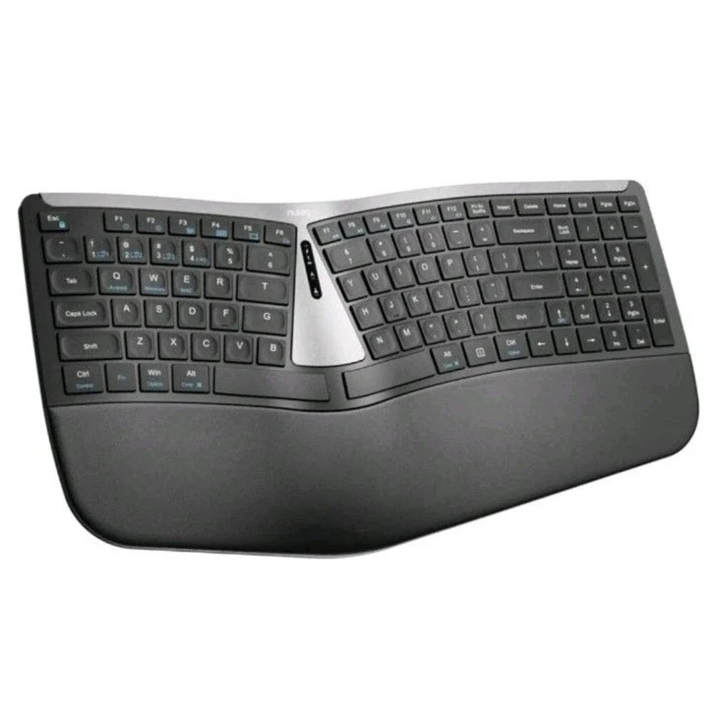 Nulea RT07B Wireless Ergonomic Split Keyboard Bluetooth USB-C - NEW